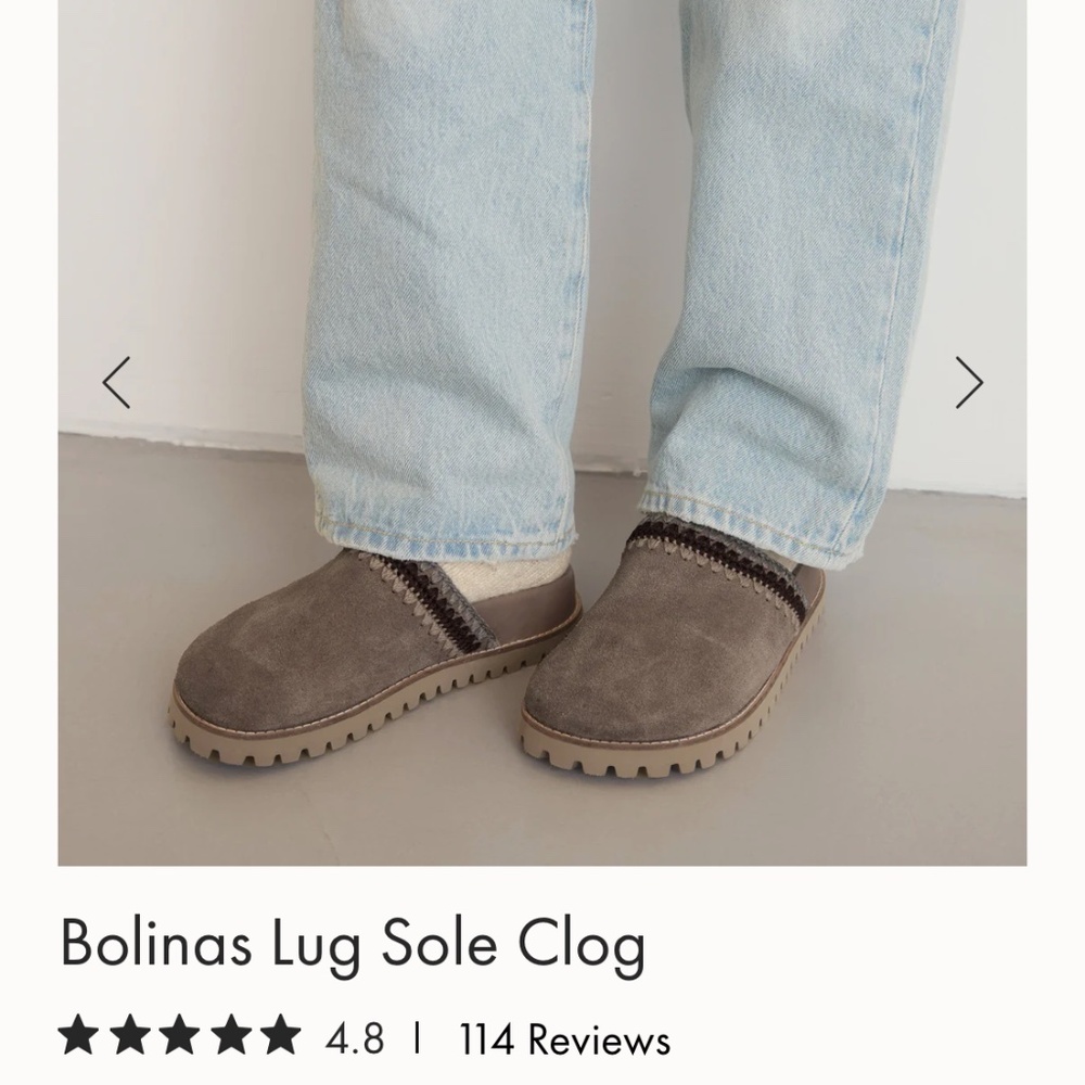 The Sak Bolinas Lug Sole Clog women’s size 8